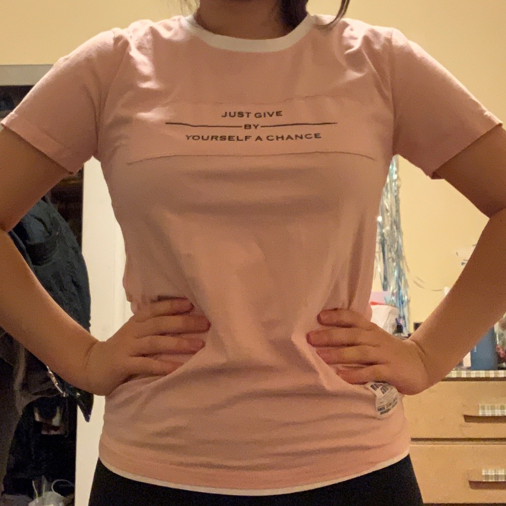 Asian style pink shirt